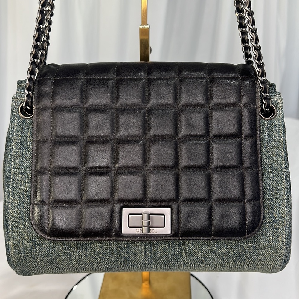 Chanel Denim Chocolate Bar 2.55. Discontinued and not readily available.